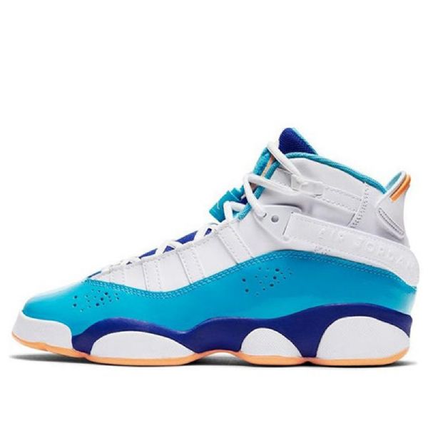 Nike Air Jordan 6 Rings Gs Basketsko Herre Blå Hvite
