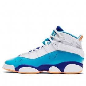 Nike Air Jordan 6 Rings Gs Basketsko Herre Blå Hvite
