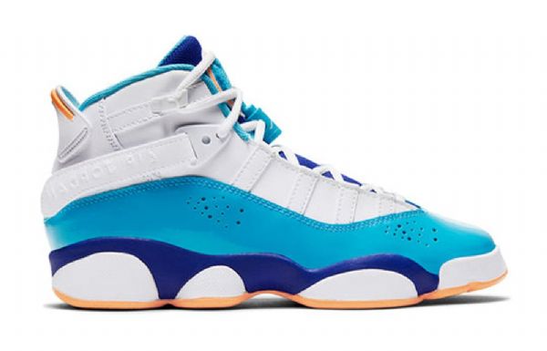 Nike Air Jordan 6 Rings Gs Basketsko Herre Blå Hvite