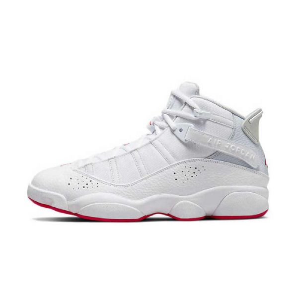 Nike Air Jordan 6 Rings Sko Dame Hvite Rød