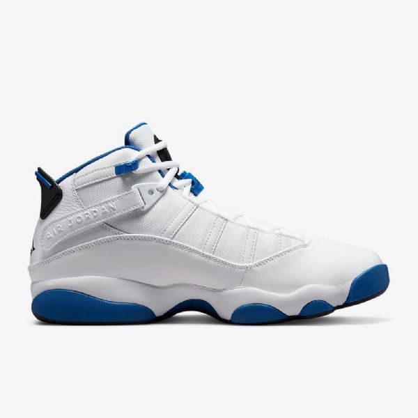 Nike Air Jordan 6 Rings Sko Herre Hvite Grå Blå