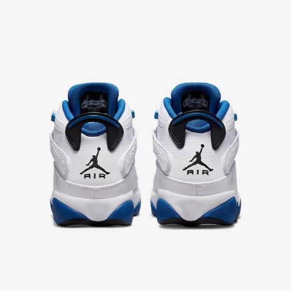 Nike Air Jordan 6 Rings Sko Herre Hvite Grå Blå