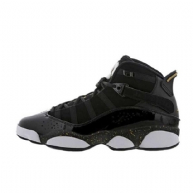 Nike Air Jordan 6 Rings Sko Herre Svarte