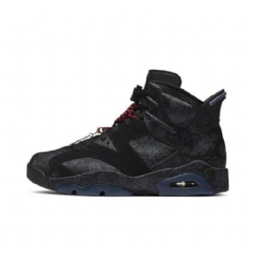 Nike Air Jordan 6 Singles Day Sko Herre Svarte