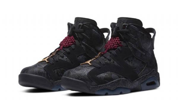 Nike Air Jordan 6 Singles Day Sko Herre Svarte