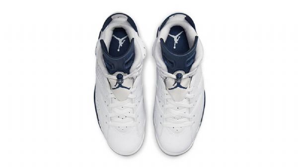 Nike Air Jordan 6 Sko Dame Marineblå