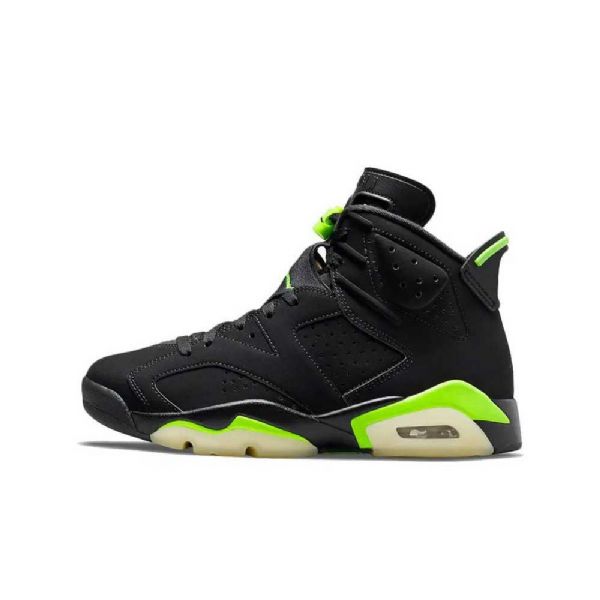 Nike Air Jordan 6 Sko Dame Svarte Grønn