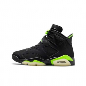 Nike Air Jordan 6 Sko Dame Svarte Grønn