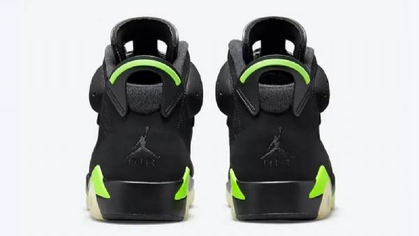Nike Air Jordan 6 Sko Dame Svarte Grønn