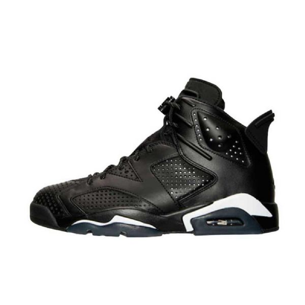 Nike Air Jordan 6 Sko Herre Svarte