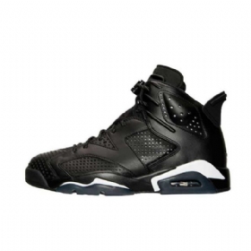 Nike Air Jordan 6 Sko Herre Svarte