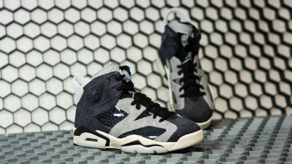 Nike Air Jordan 6 Tech Chrome Sko Dame Grå