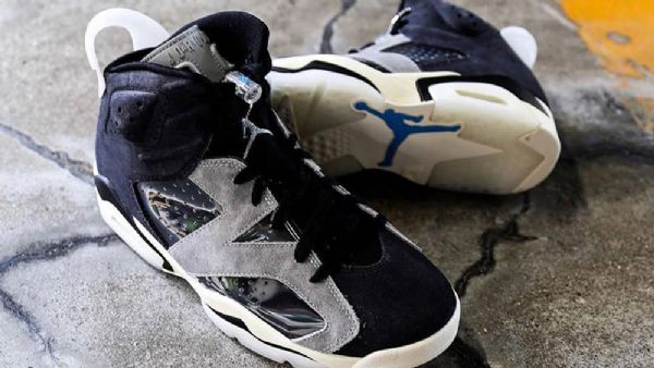Nike Air Jordan 6 Tech Chrome Sko Dame Grå