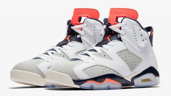 Nike Air Jordan 6 Tinker Infrared Sko Herre Hvite