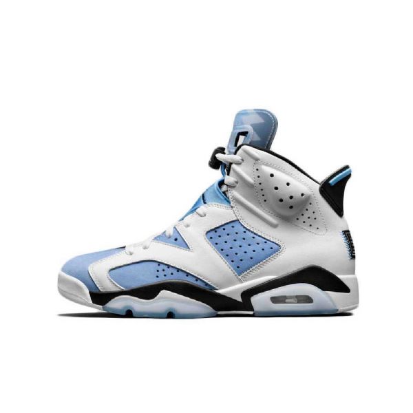 Nike Air Jordan 6 Unc Sko Dame Blå Hvite