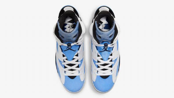 Nike Air Jordan 6 Unc Sko Dame Blå Hvite