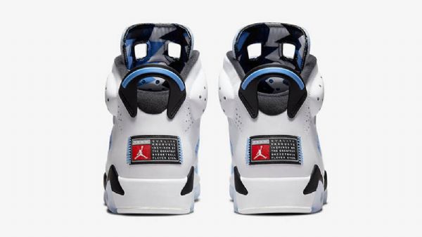 Nike Air Jordan 6 Unc Sko Dame Blå Hvite