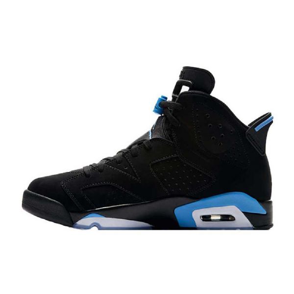 Nike Air Jordan 6 Unc Sko Herre Svarte Blå