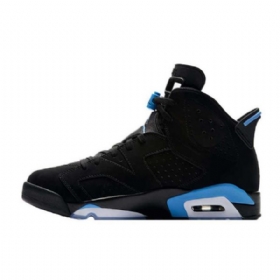 Nike Air Jordan 6 Unc Sko Herre Svarte Blå