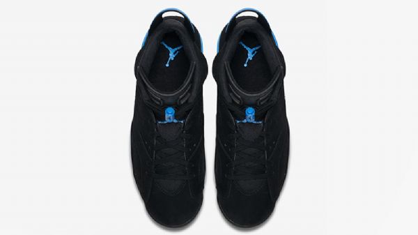 Nike Air Jordan 6 Unc Sko Herre Svarte Blå
