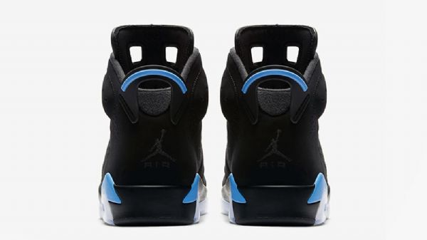 Nike Air Jordan 6 Unc Sko Herre Svarte Blå