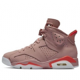 Nike Aleali May X Air Jordan 6 Retro Basketball Shoes Dame Rosa