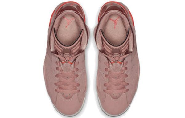 Nike Aleali May X Air Jordan 6 Retro Basketball Shoes Dame Rosa