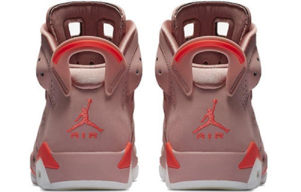 Nike Aleali May X Air Jordan 6 Retro Basketball Shoes Dame Rosa