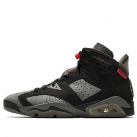 Nike Paris Saint-germain X Air Jordan 6 Retro Basketball Shoes Herre Grå