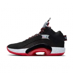 Nike Air Jordan 35 Bred Sko Herre Svarte