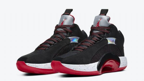 Nike Air Jordan 35 Bred Sko Herre Svarte