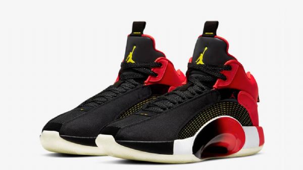 Nike Air Jordan 35 Chinese New Year Sko Herre Svarte Rød