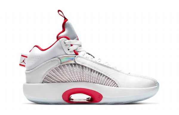 Nike Air Jordan 35 Gs Basketsko Herre Hvite Rød