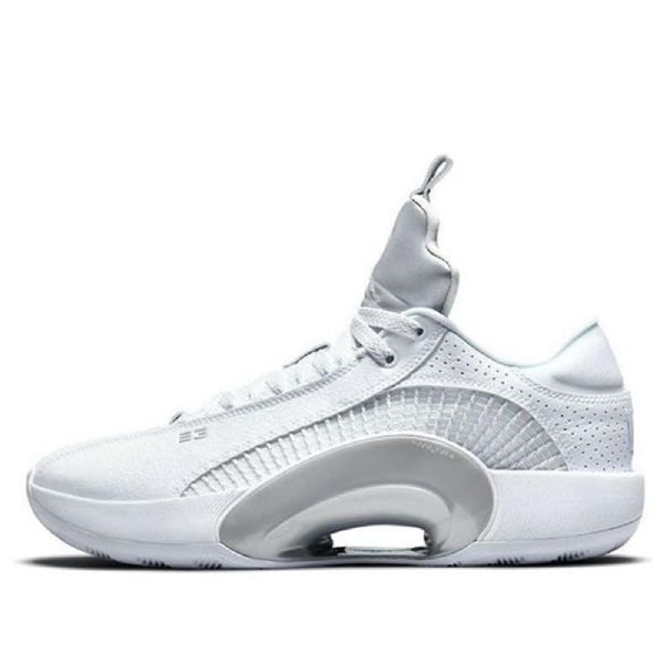 Nike Air Jordan 35 Low Tops Pf Joggesko Herre Hvite Sølv
