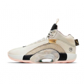 Nike Air Jordan 35 Paris Pale Ivory Sko Herre Khaki