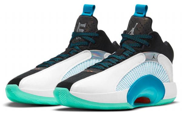Nike Guo Ailun X Air Jordan 35 Gc Pf Joggesko Herre Hvite Svarte