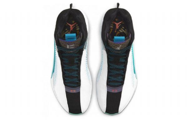 Nike Guo Ailun X Air Jordan 35 Gc Pf Joggesko Herre Hvite Svarte