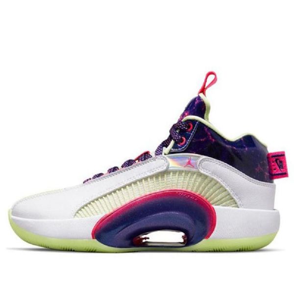 Nike Luka Doncic X Air Jordan 35 Low Tops Gs Basketsko Herre Lilla Grønn Hvite
