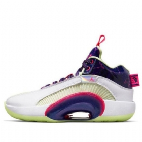 Nike Luka Doncic X Air Jordan 35 Low Tops Gs Basketsko Herre Lilla Grønn Hvite