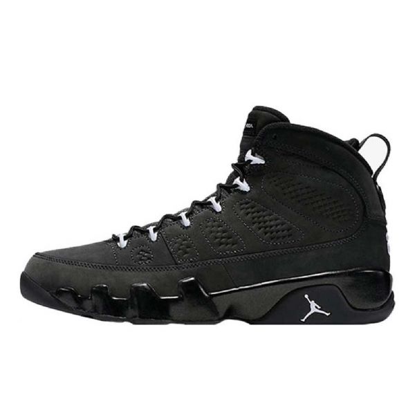 Nike Air Jordan 9 Anthracite Sko Herre Svarte