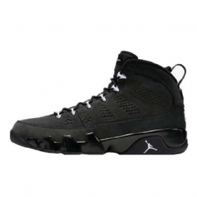 Nike Air Jordan 9 Anthracite Sko Herre Svarte