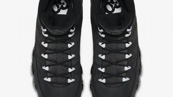 Nike Air Jordan 9 Anthracite Sko Herre Svarte