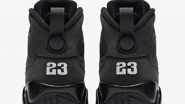 Nike Air Jordan 9 Anthracite Sko Herre Svarte