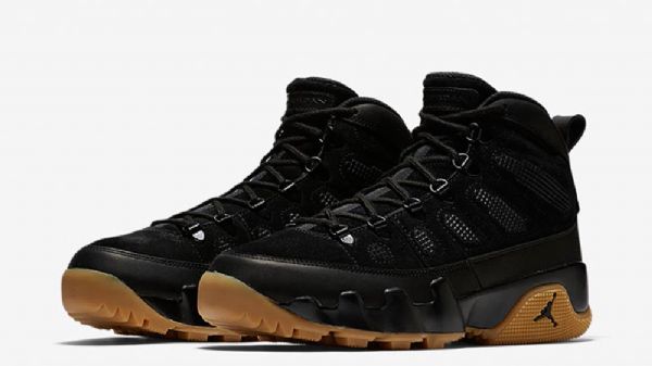 Nike Air Jordan 9 Boot Nrg Sko Dame Svarte
