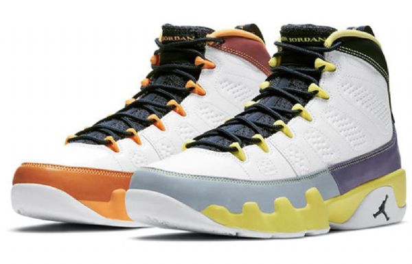 Nike Air Jordan 9 Retro Basketball Shoes Dame Multicolor