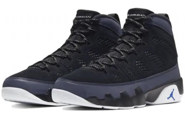 Nike Air Jordan 9 Retro Basketball Shoes Herre Blå