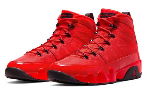 Nike Air Jordan 9 Retro Basketball Shoes Herre Rød