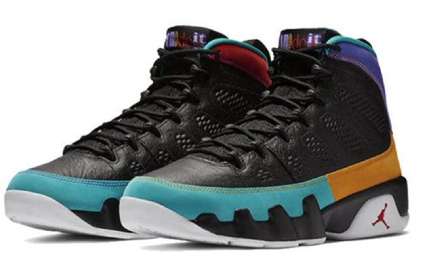 Nike Air Jordan 9 Retro Basketball Shoes Herre Svarte