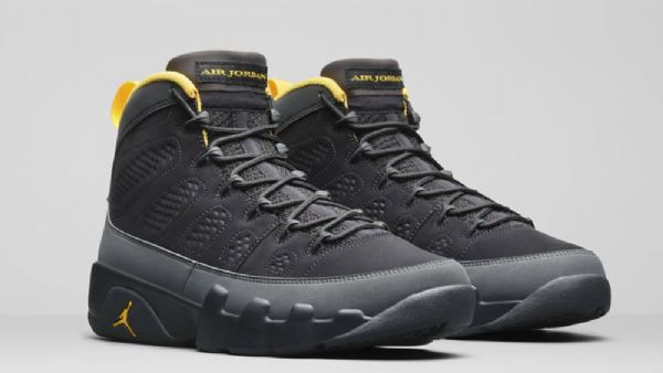 Nike Air Jordan 9 Sko Herre Gull