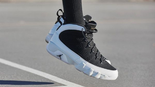 Nike Air Jordan 9 Sko Herre Svarte Hvite